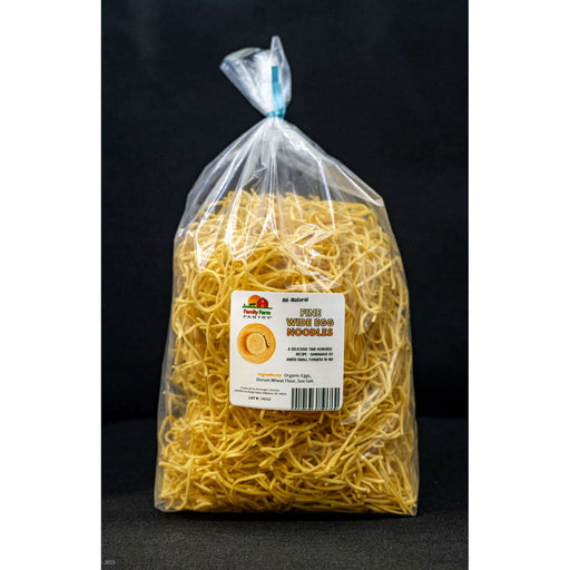 Market on Blackhawk:  Amish Egg Noodles - All Natural - Fine Egg Noodles (1 bag)  |   Family Farm Pantry (Bontreger)