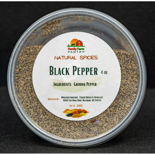 Market on Blackhawk:  Black Pepper - All Natural   |   Family Farm Pantry (Ridgeview)