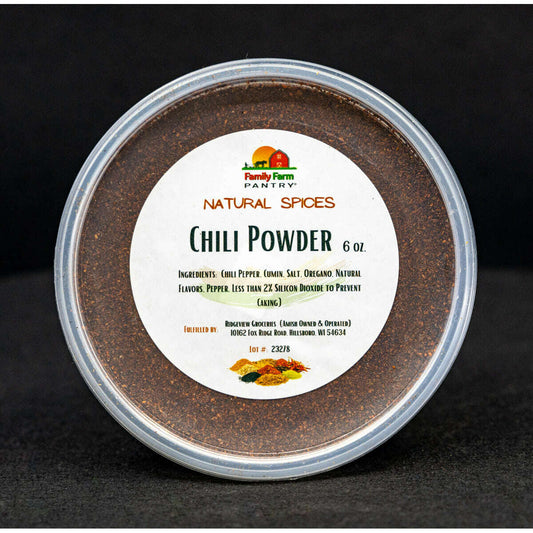 Market on Blackhawk:  Chili Powder - All Natural   |   Family Farm Pantry (Ridgeview)
