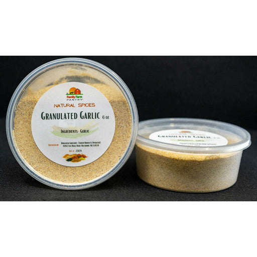 Market on Blackhawk:  Granulated Garlic - All Natural - 2 oz.  |   Family Farm Pantry (Ridgeview)