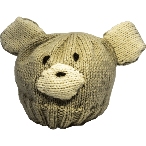 Market on Blackhawk:  Handmade Knitted Bear Hats & Bear Booties (Infants) - Tan Hat  |   Pretty Cute Creations by Judi