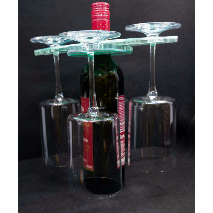 Market on Blackhawk:  Resin Serving Tray, Coaster, & Wine Glass Holder Sets   |   Mystic Creations