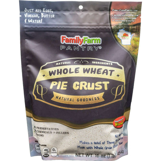 Market on Blackhawk:  Whole Wheat Pie Crust - 16 oz bag  (Family Farm Pantry) - Whole Wheat Flour Pie Crust (16 oz. bag) / Whole Wheat Flour Pie Crust (16 oz bag)  |   Family Farm Pantry