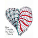 Market on Blackhawk:  Valentine's Day Zendoodle Cards with Envelope - You make my heart smile  |   Things That Garnish