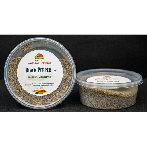 Market on Blackhawk:  Black Pepper - All Natural - 4 oz  |   Family Farm Pantry (Ridgeview)