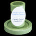 Market on Blackhawk:  Candlestick Holders - Green Sherbet Cement - LARGE (3" H x 2.75" Round - 5.8 oz.)  |   Wacky Wench’s Creative Designs