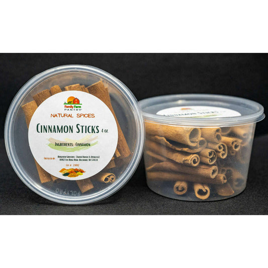 Market on Blackhawk:  Cinnamon Sticks (4 oz.) - All Natural - 4 oz  |   Family Farm Pantry (Ridgeview)
