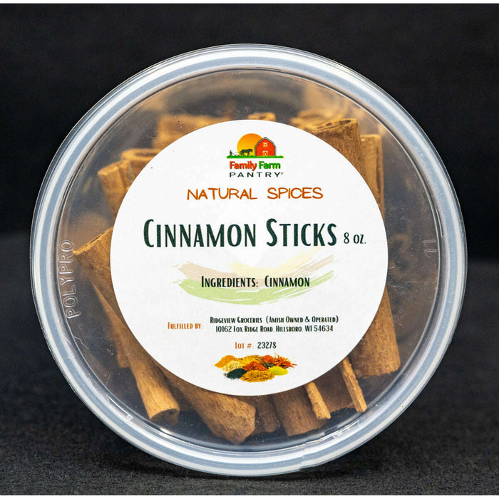 Market on Blackhawk:  Cinnamon Sticks (8 oz.) - All Natural   |   Family Farm Pantry (Ridgeview)