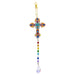 Market on Blackhawk:  Diamond Painting Sun Catchers - Colorful Cross  (3" x  0.5" x 13.25" - fully hanging 0.9 oz.)  |   Julie Balog