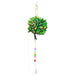 Market on Blackhawk:  Diamond Painting Sun Catchers - Green Tree  (3.5" x  0.5" x 12.75" - fully hanging 1.2 oz.)  |   Julie Balog