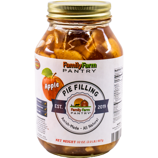 Market on Blackhawk:  Amish Apple Pie Filling (small batch, all-natural) - Apple Pie Filling  |   Family Farm Pantry