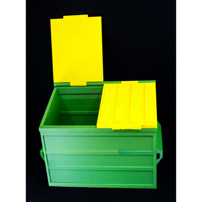 Market on Blackhawk:  Garbage Dumpster 3D Printed Plastic Container   |   Woodworking Creations