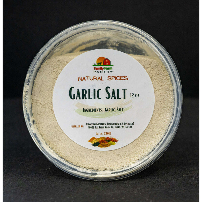 Market on Blackhawk:  Garlic Salt - All Natural   |   Family Farm Pantry (Ridgeview)