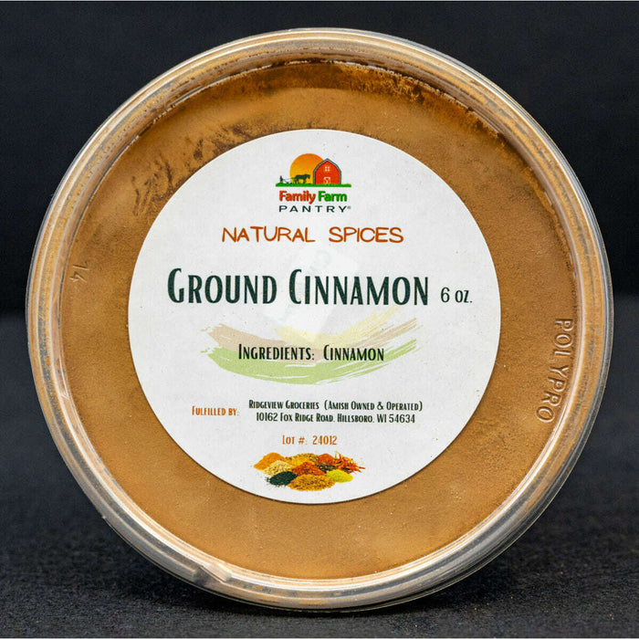 Market on Blackhawk:  Ground Cinnamon - All Natural   |   Family Farm Pantry (Ridgeview)
