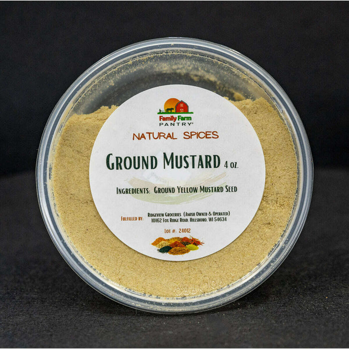 Market on Blackhawk:  Ground Mustard - All Natural   |   Family Farm Pantry (Ridgeview)