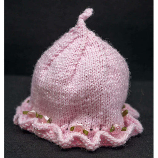 Market on Blackhawk:  Handmade Ruffled Hats - Light Pink 1  (0 to 6 months, 0.9 oz.)  |   Pretty Cute Creations by Judi