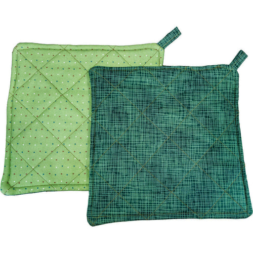 Market on Blackhawk:  Kitchen Hot Pads - Green  |   O Baby Creations & Kathys Simply Cakes