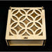 Market on Blackhawk:  Laser-Cut Gift Boxes with Hinged Lid - Style 1:  3.5" x 3.5" x 1.5" box  |   Woodworking Creations