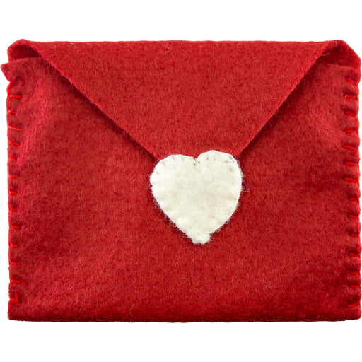 Market on Blackhawk:  Love Gift Card Envelopes - Red with White Heart  |   LA MAISON RAVOUX