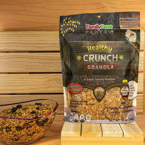 Market on Blackhawk:  Amish Granola (gluten free) - Five Flavors - Healthy Crunch Granola  (12 oz. bag)  |   Family Farm Pantry