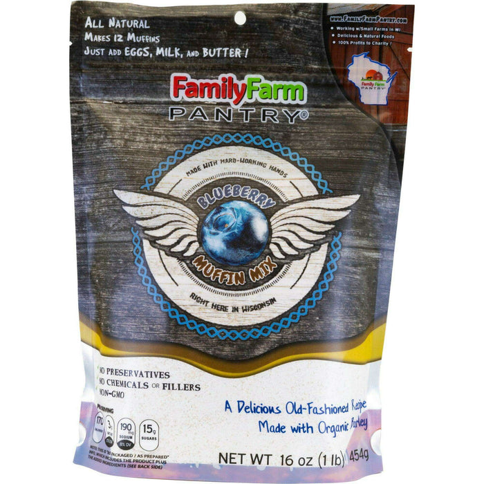 Market on Blackhawk:  Amish Muffin Mixes - Blueberry Muffin Mix (16 oz. bag)  |   Family Farm Pantry