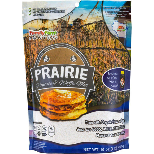 Market on Blackhawk:  Amish Pancake Mixes - Prairie Pancake Mix  (16 oz. bag)  |   Family Farm Pantry