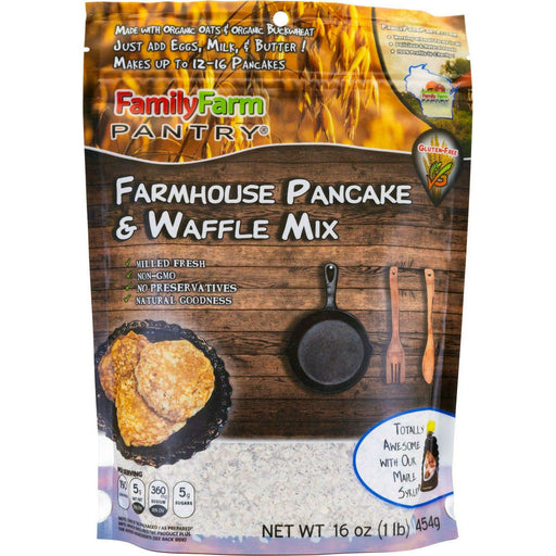 Market on Blackhawk:  Amish Pancake Mixes - Farmhouse Pancake Mix  (16 oz. bag)  |   Family Farm Pantry