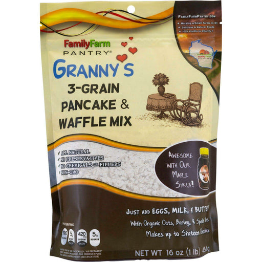 Market on Blackhawk:  Amish Pancake Mixes - Granny's Pancake Mix  (16 oz. bag)  |   Family Farm Pantry