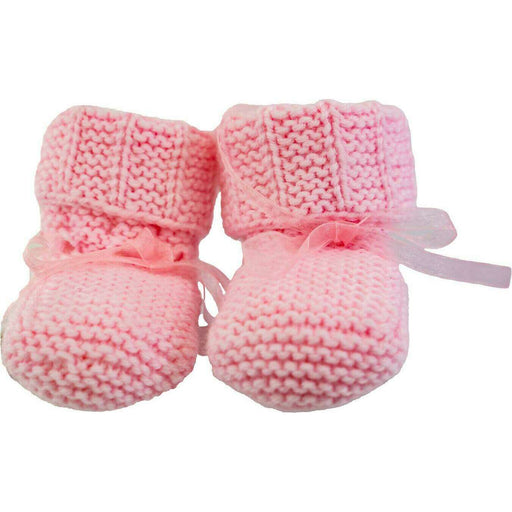 Market on Blackhawk:  Baby Booties - Medium Pink  |   Pretty Cute Creations by Judi