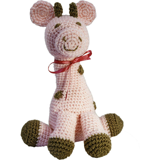 Market on Blackhawk:  Baby Giraffe Crochet Stuffed Animal (handmade) - Pink Giraffe  |   Pretty Cute Creations by Pat