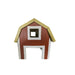 Market on Blackhawk:  'Build-a-Farm' Handmade Wooden Toys from CB's Woodworking - Red Wooden Toy BARN, with Hinged Roof  |   CBs Woodworking