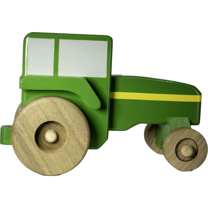 Market on Blackhawk:  'Build-a-Farm' Handmade Wooden Toys from CB's Woodworking - Green Wooden TRACTOR Toy  |   CBs Woodworking