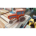 Market on Blackhawk:  'Build-a-Farm' Handmade Wooden Toys from CB's Woodworking - Orange Wooden TRACTOR Toy  |   CBs Woodworking