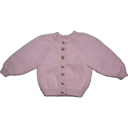 Market on Blackhawk:  Cardigan Sweaters for Girls - Pink with Kitty buttons (Size 6 - 9 months)  |   Pretty Cute Creations by Judi