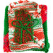 Market on Blackhawk:  Christmas Dishcloth, Potholders, Scrubbie Set - Version 2  (Larger Size: 6.75" x 2" x 6.75" - stacked on one another)  |   Things That Garnish