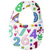 Market on Blackhawk:  Cloth Bibs - Handmade by Oh Baby Creations - White with Numbers  |   O Baby Creations & Kathys Simply Cakes
