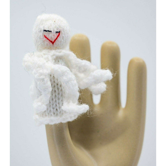 Market on Blackhawk:  Cute Fun Finger Puppets - White Octopus Finger Puppet  |   Blufftop Farm
