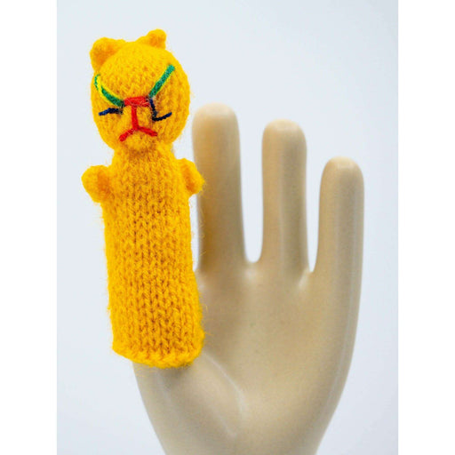 Market on Blackhawk:  Cute Fun Finger Puppets - Orange Cat  |   Blufftop Farm
