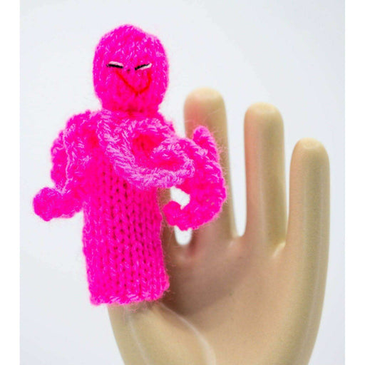 Market on Blackhawk:  Cute Fun Finger Puppets - Pink Octopus Finger Puppet  |   Blufftop Farm