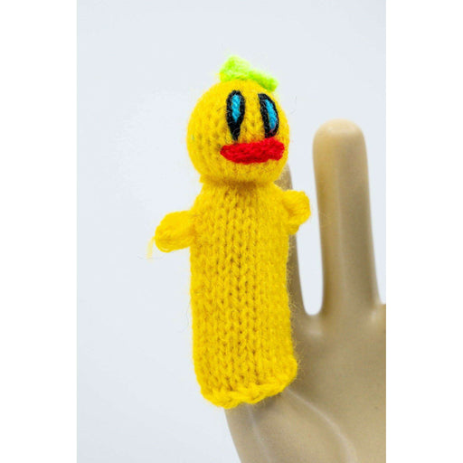 Market on Blackhawk:  Cute Fun Finger Puppets - Yellow Duck Finger Puppet  |   Blufftop Farm