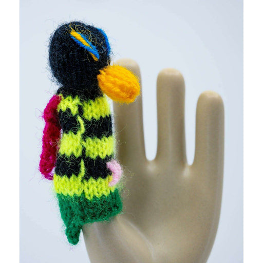 Market on Blackhawk:  Cute Fun Finger Puppets - Parrot Finger Puppet  |   Blufftop Farm