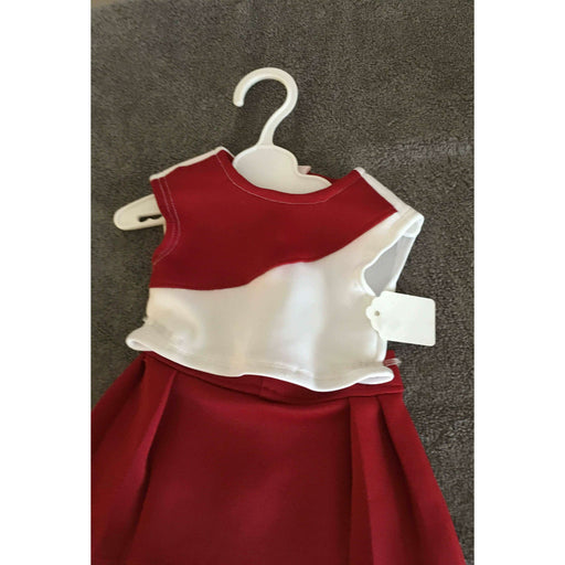 Market on Blackhawk:  Doll Cheerleader Outfit - Red and White for 18" Dolls   |   O Baby Creations & Kathys Simply Cakes