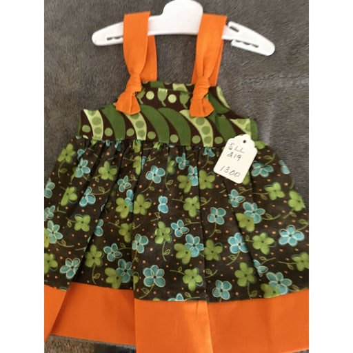 Market on Blackhawk:  Doll Dress Green and Orange for 18" Dolls - Default Title  |   O Baby Creations & Kathys Simply Cakes