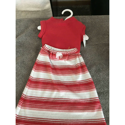 Market on Blackhawk:  Doll Outfit - Red Top with White Skirt for 18" Dolls   |   O Baby Creations & Kathys Simply Cakes