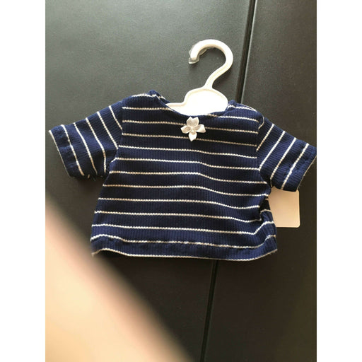 Market on Blackhawk:  Doll Shirt - Navy Stripe Short Sleeve Shirt for 18" Dolls - Default Title  |   O Baby Creations & Kathys Simply Cakes