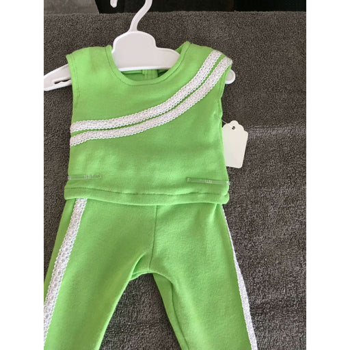 Market on Blackhawk:  Doll Sweatsuit - Green for 18" Dolls - Default Title  |   O Baby Creations & Kathys Simply Cakes