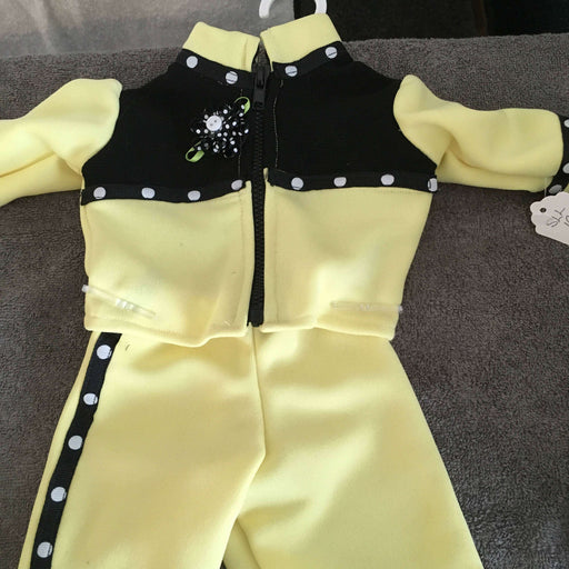 Market on Blackhawk:  Doll Sweatsuit - Yellow with Black Trim for 18" Dolls - Default Title  |   O Baby Creations & Kathys Simply Cakes