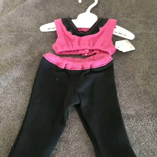 Market on Blackhawk:  Doll Sweatsuit Pink and Black for 18" Dolls - Default Title  |   O Baby Creations & Kathys Simply Cakes