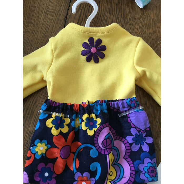 Market on Blackhawk:  Doll Yellow Shirt and Corduroy Skirt - Default Title  |   O Baby Creations & Kathys Simply Cakes