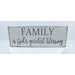 Market on Blackhawk:  Family is God's greatest blessing - Handmade Painted Wood Sign   |   Ceils Crafts